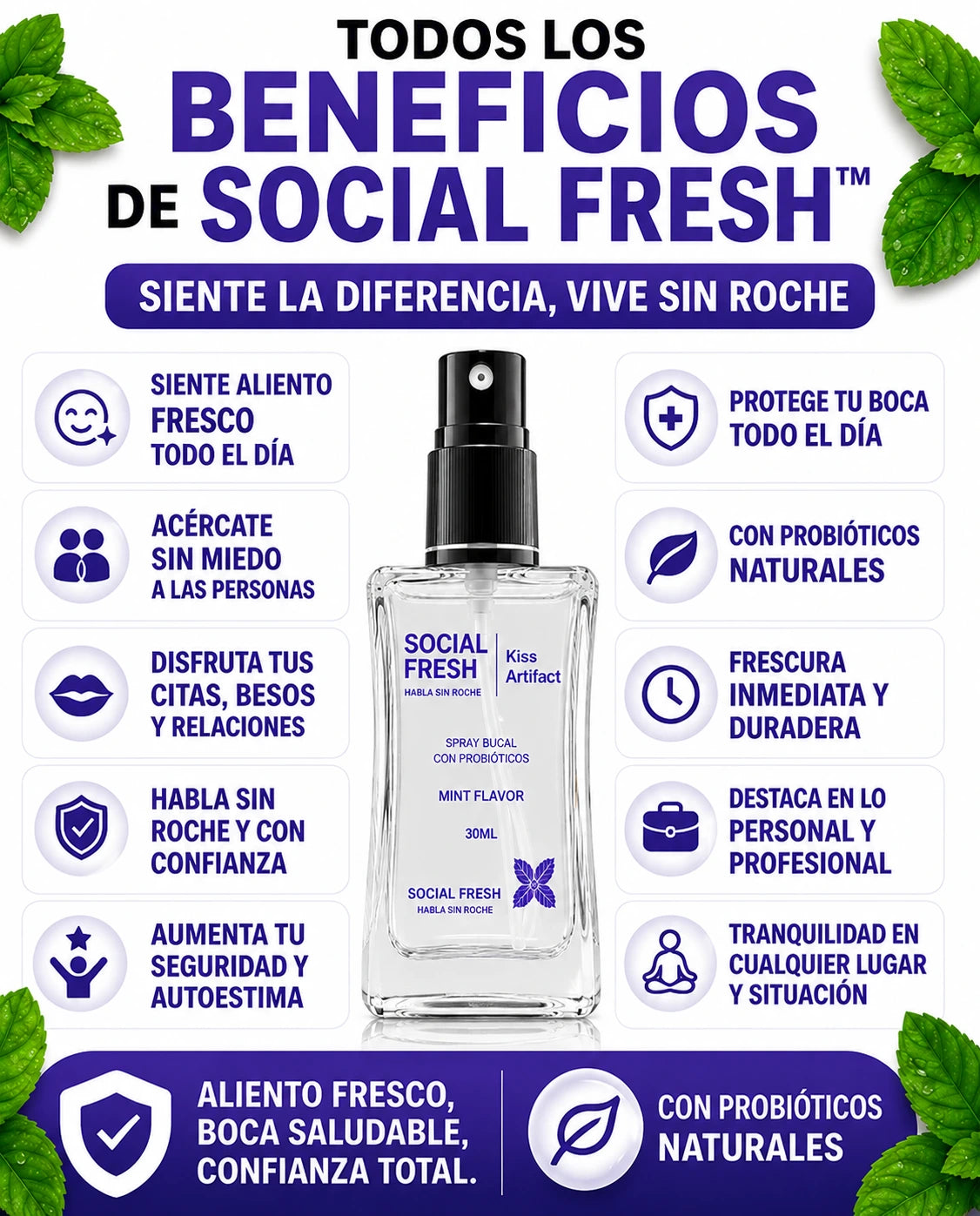 SPRAY CON PROBIOTICOS PARA LA BOCA 30 ml